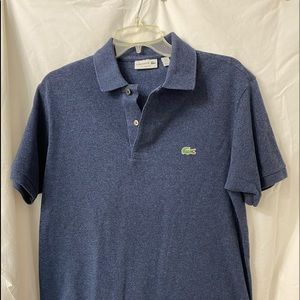 Lacoste Men’s medium size 4 blue polo
